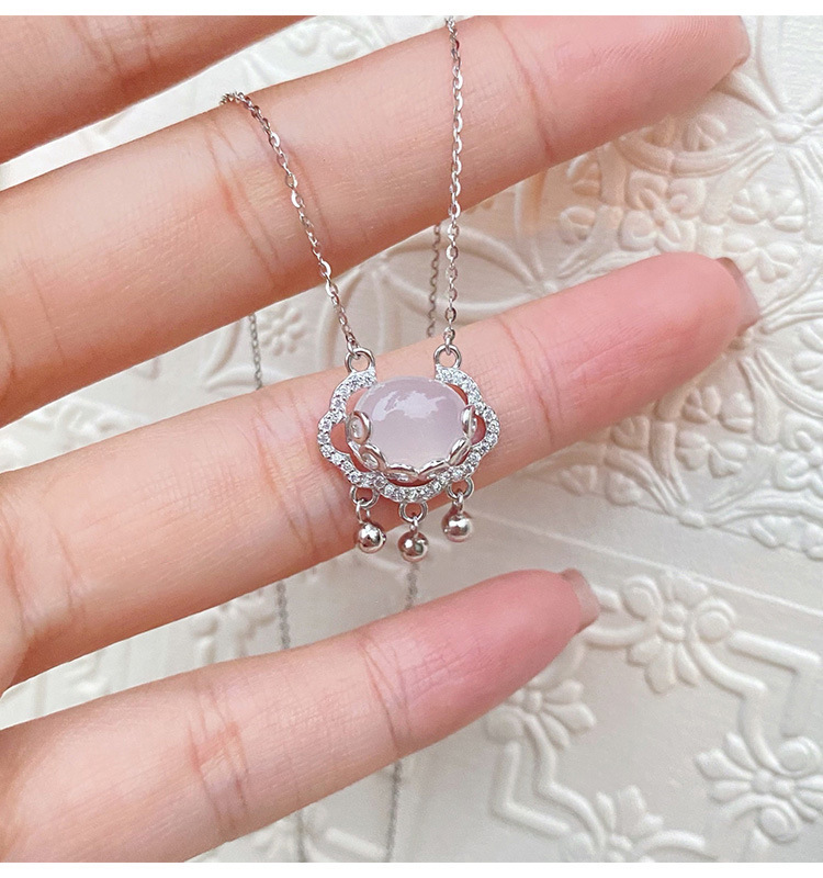 如意祥雲平安鎖項鏈