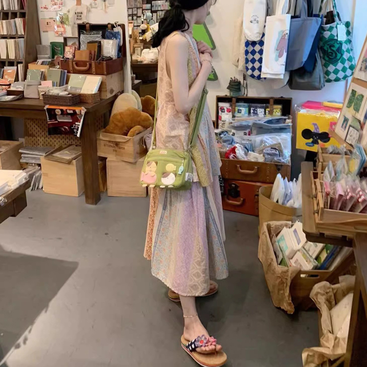 夏季民族風碎花彩色慵懶套裝