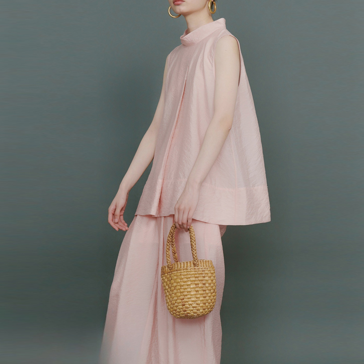 夏無袖空氣大擺上衣/闊腿褲（規格可選）