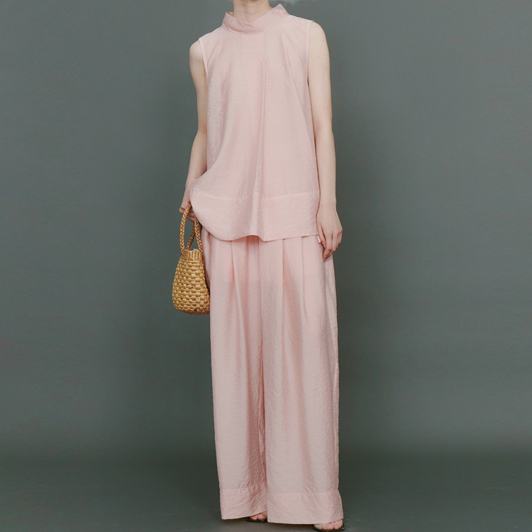 夏無袖空氣大擺上衣/闊腿褲（規格可選）