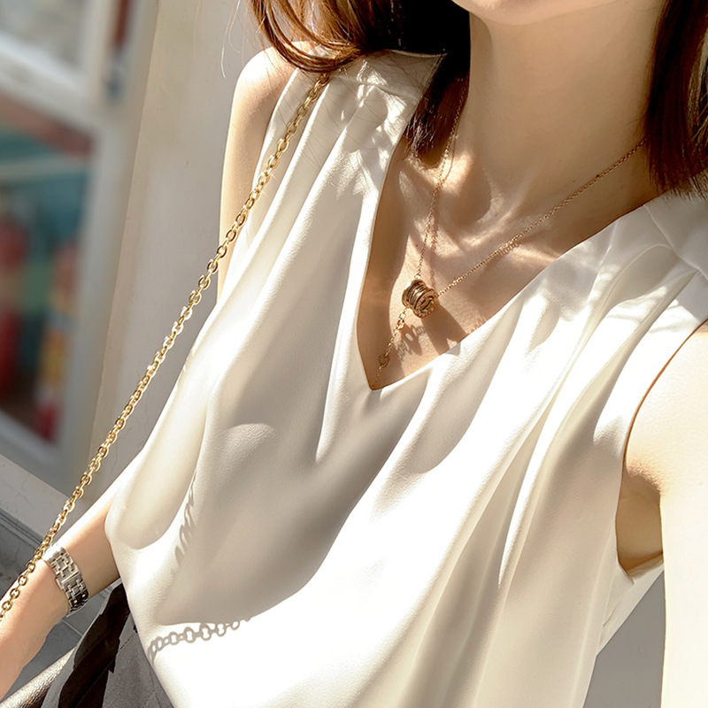 夏季V領通勤氣質背心