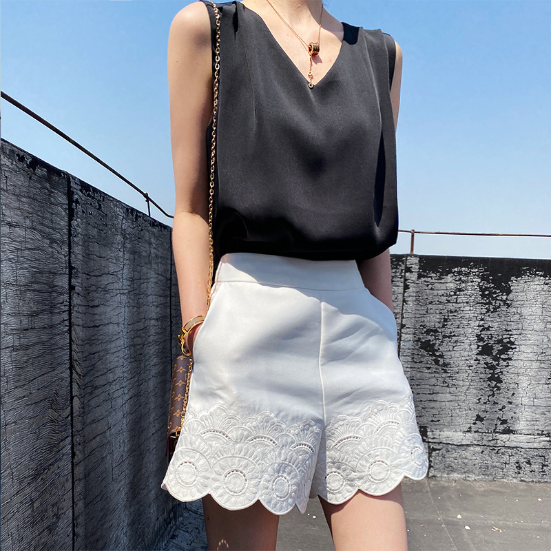 夏季V領通勤氣質背心