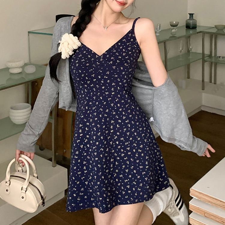 春夏顯瘦開衫/碎花短款連衣裙/長款吊帶裙（規格可選）
