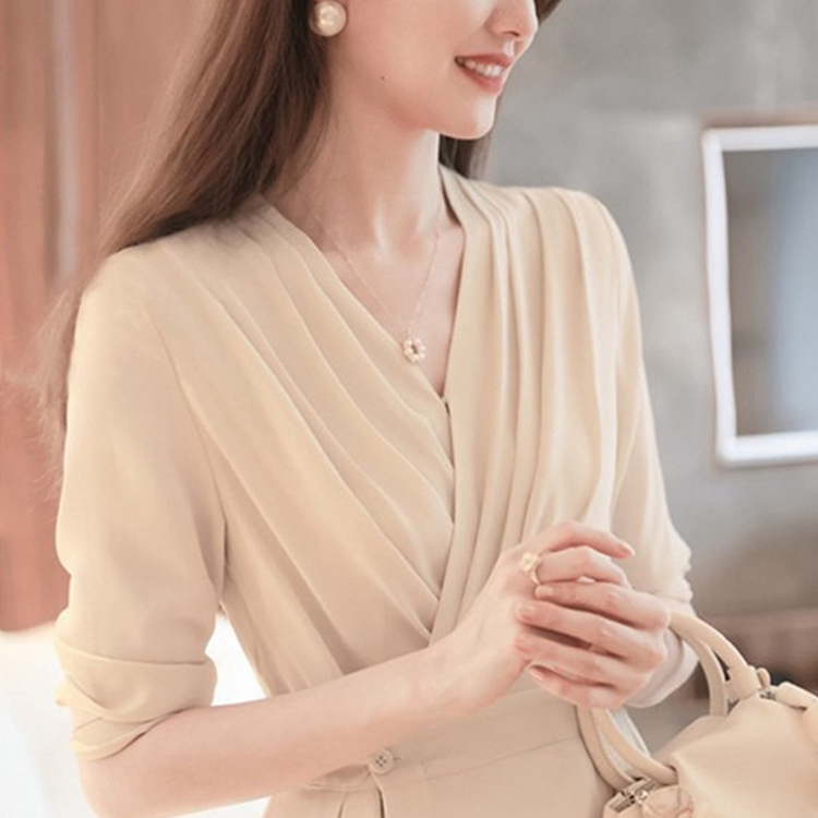 夏季優雅名媛風A字簡約休閒連衣裙