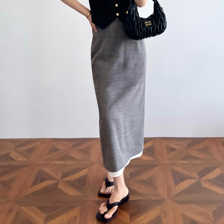 夏日TR面料氣質通勤背心/H型半裙（規格可選）