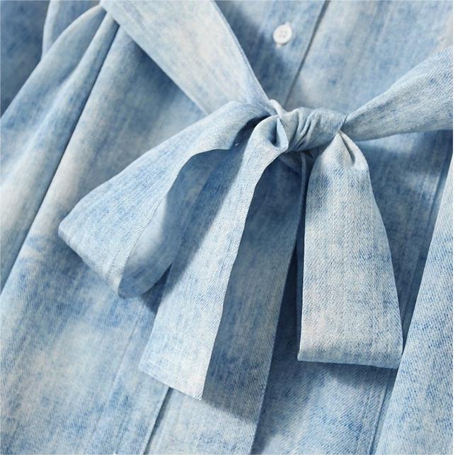 氣質暈染印花中長洋裝