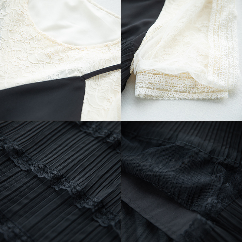 優雅氣質假兩件吊帶連身裙