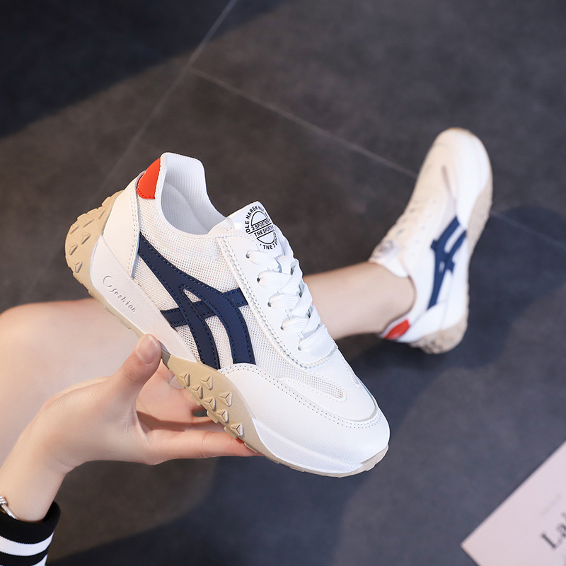 休閑網面透氣輕便跑步鞋