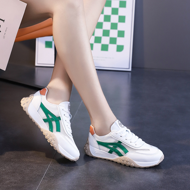 休閑網面透氣輕便跑步鞋