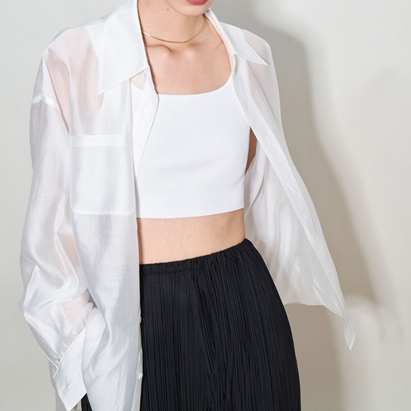 天絲防曬慵懶風開襟衫