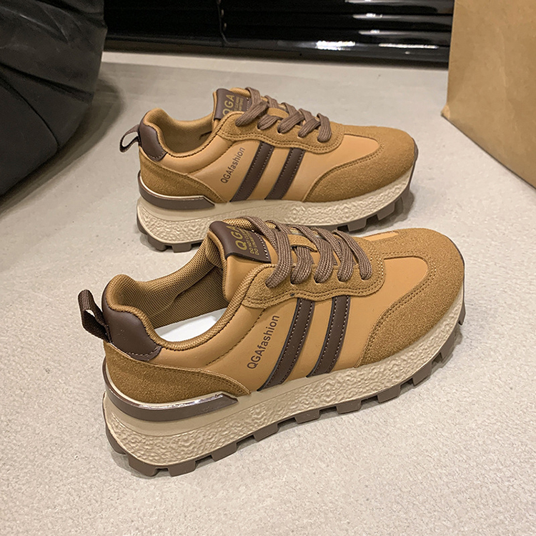 厚底增高百搭休閒復古阿甘鞋