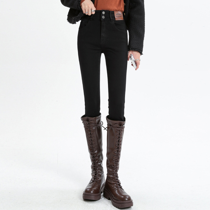 彈力緊身顯瘦秋冬小腳牛仔褲