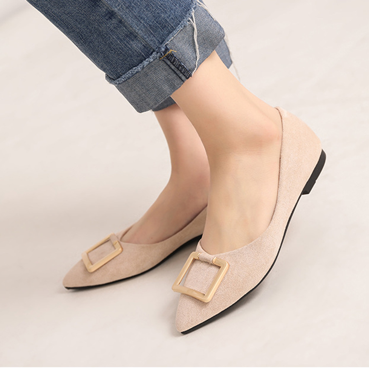 春季韓版平底百搭單鞋