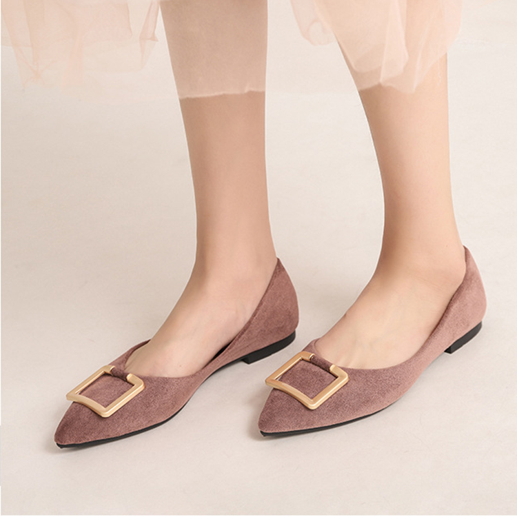 春季韓版平底百搭單鞋