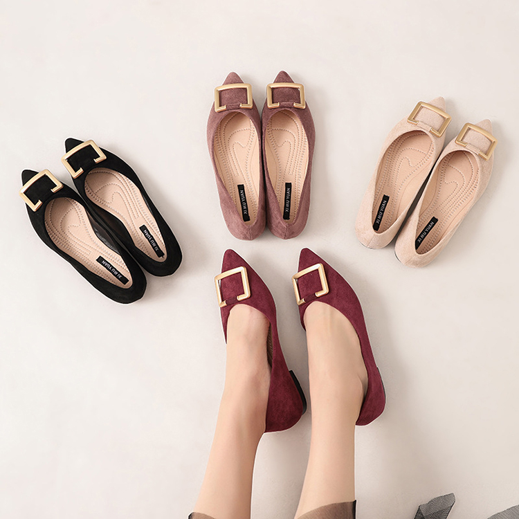 春季韓版平底百搭單鞋