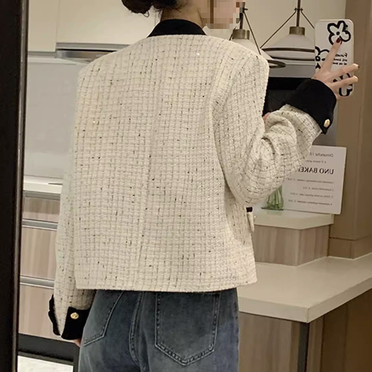 春季秋季新款法式小香風短版外套