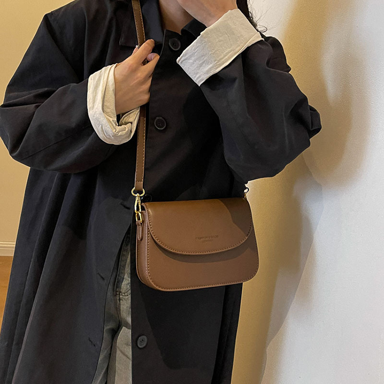 韓式時尚簡約百搭小方包