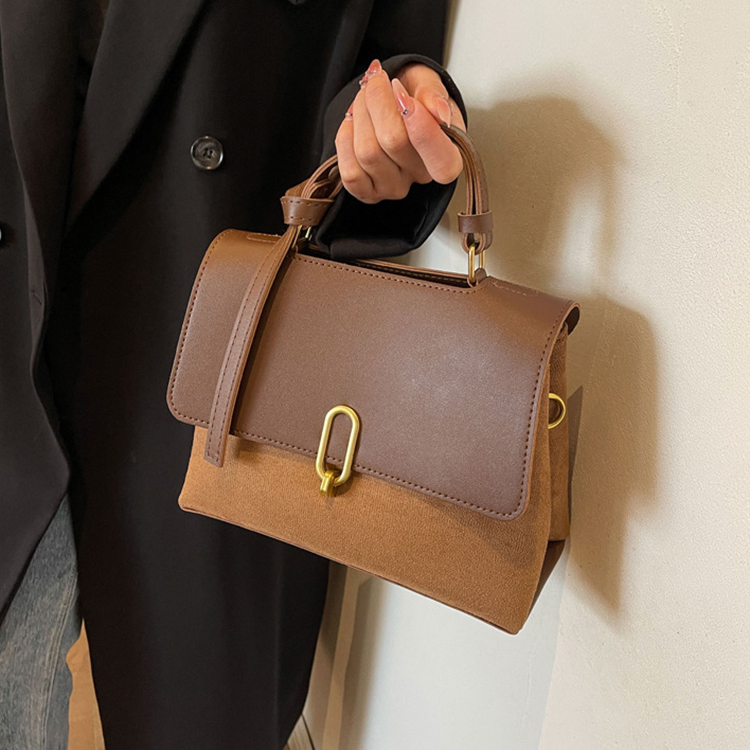 新款流行百搭復古小眾斜背包