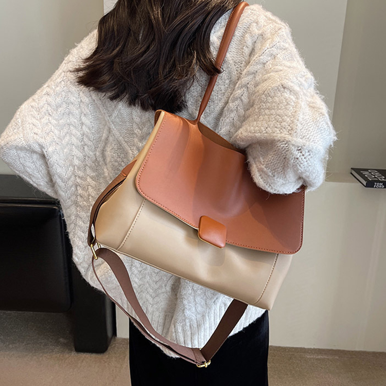 時尚韓係小眾復古大容量斜背包