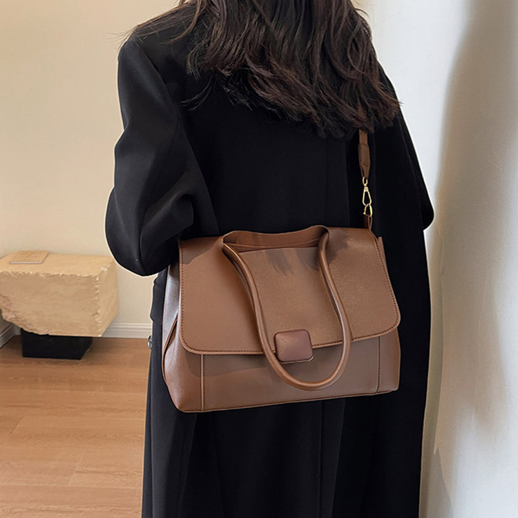 時尚韓係小眾復古大容量斜背包