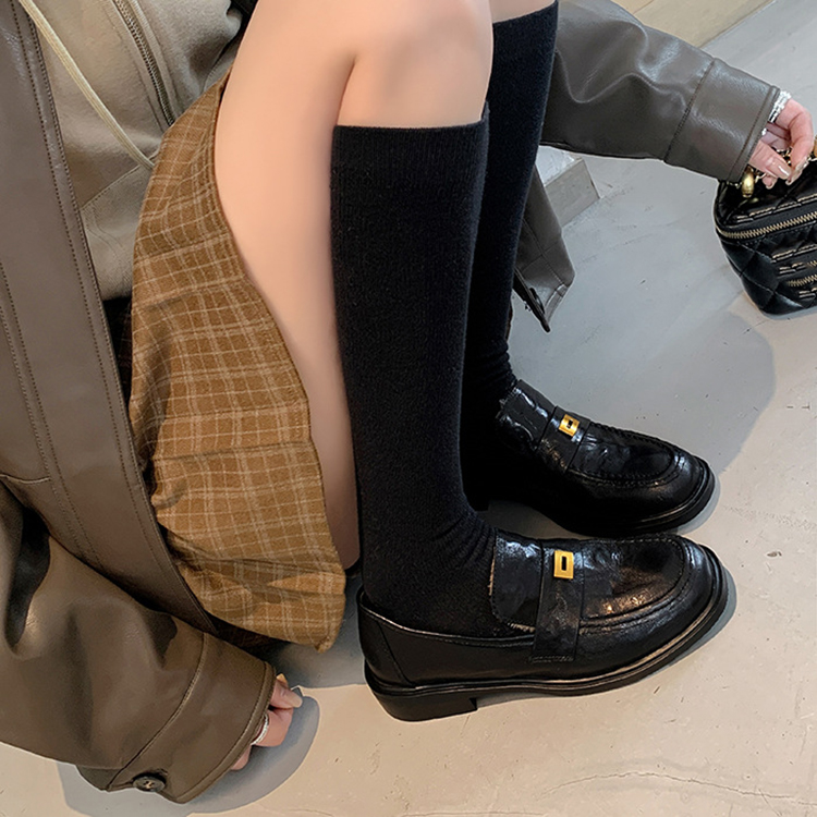 復古英倫風簡約樂福鞋