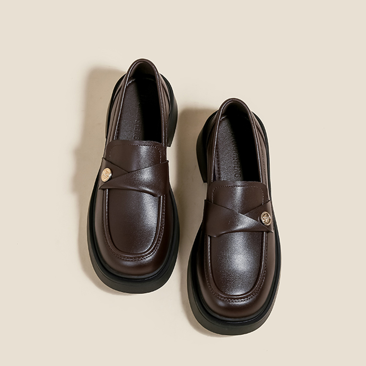 春秋新款日系學院風皮鞋