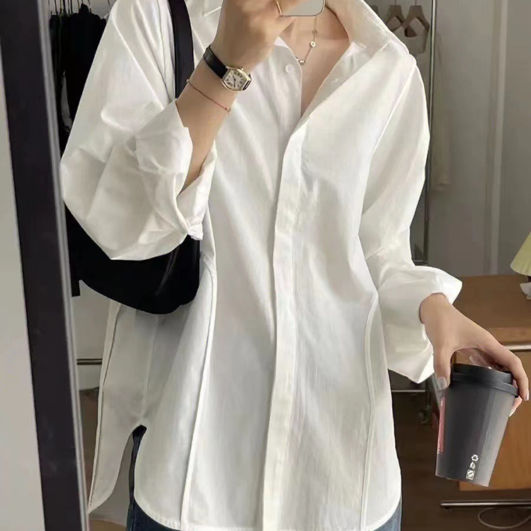 春秋季設計感別緻襯衫