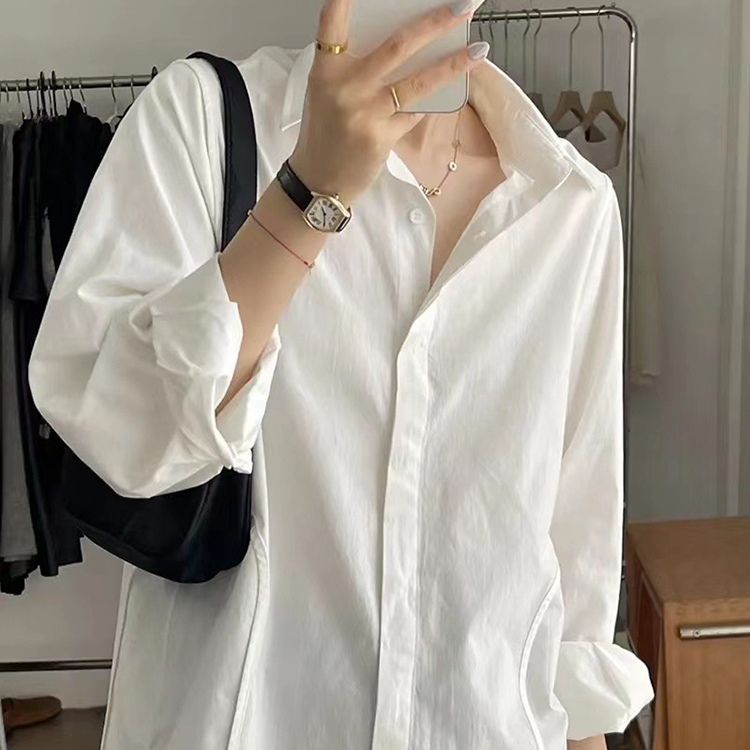 春秋季設計感別緻襯衫