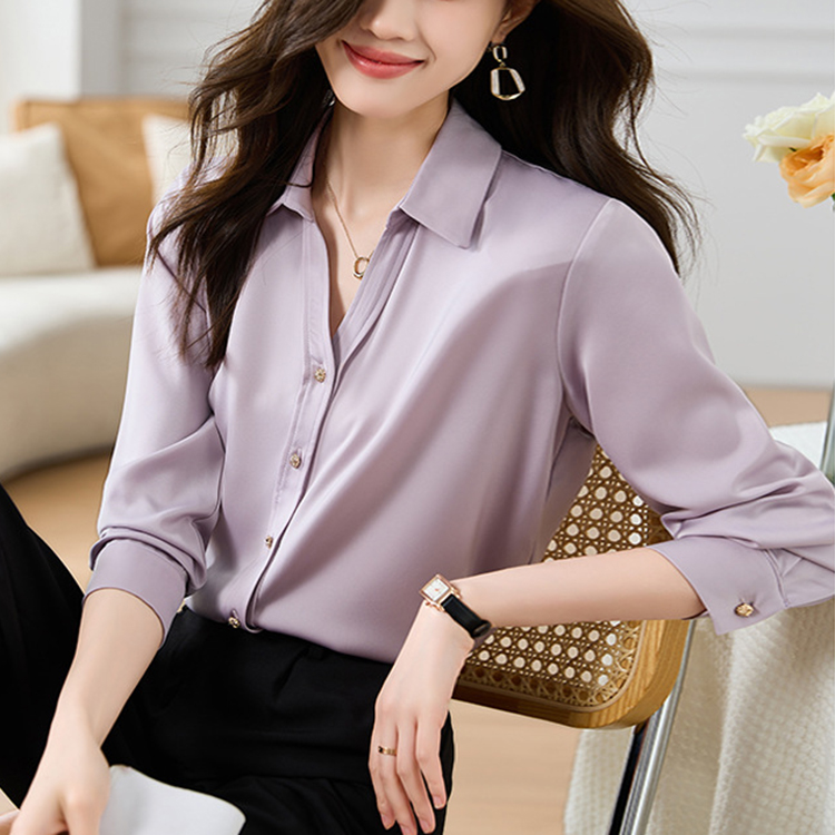 春秋時尚氣質港風襯衫