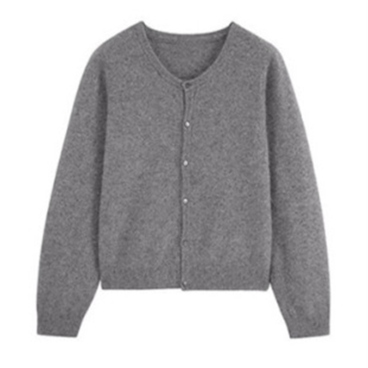 春季新款寬鬆短針織外套（5色）