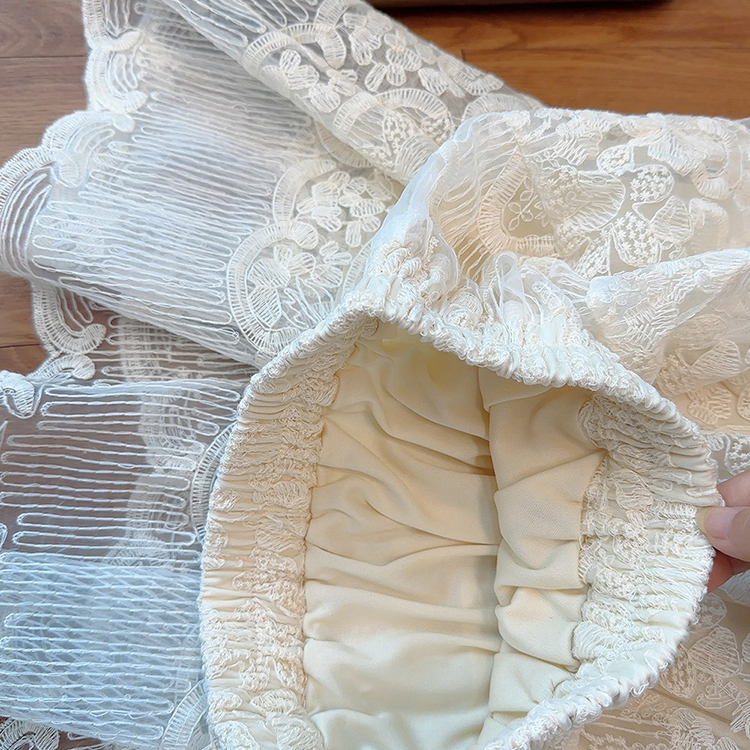 韓版繡花蓬蓬裙