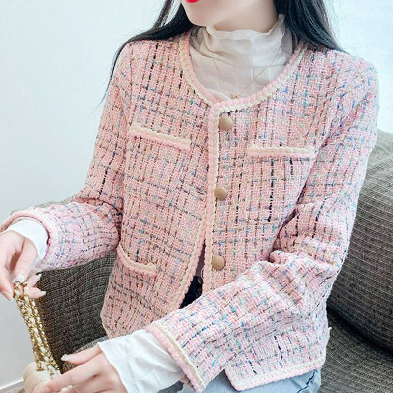 秋季小個子百搭顯瘦小香風外套