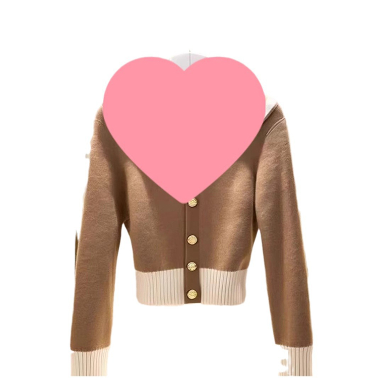 冬季爆款減齡洋氣小個子咖色短款外套