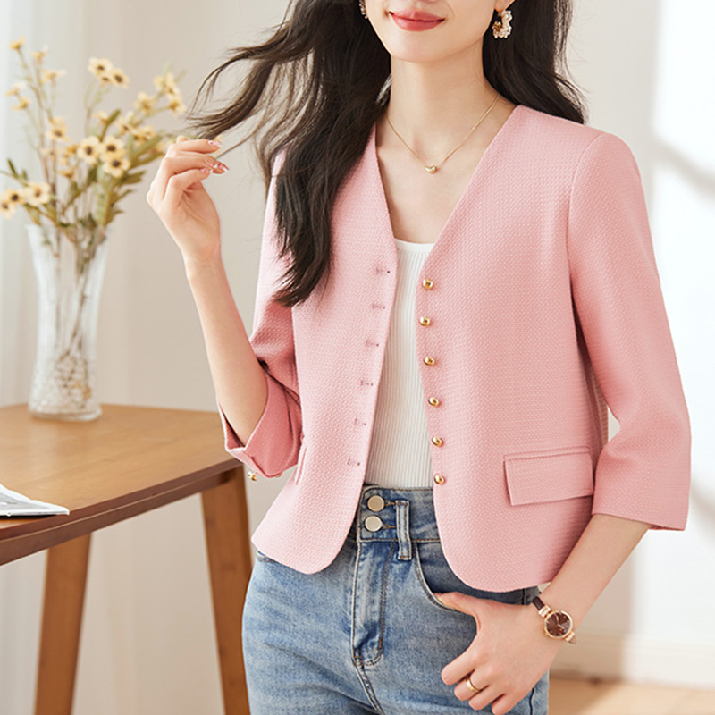 春季高級感氣質小個子小香風西服外套
