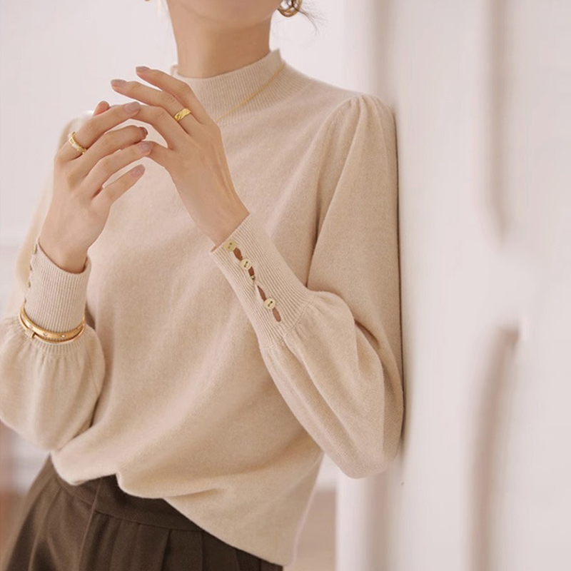 春季新款内搭寬鬆洋氣薄款打底衫