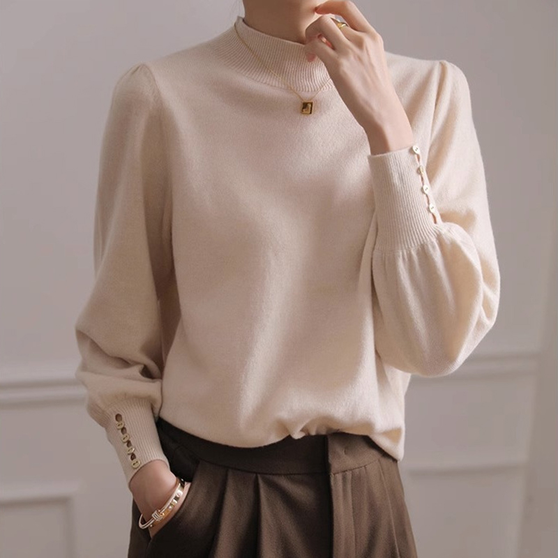 春季新款内搭寬鬆洋氣薄款打底衫