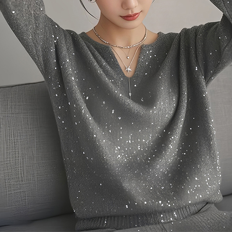 秋冬慵懶風韓版寬鬆冷淡係獨特別致上衣