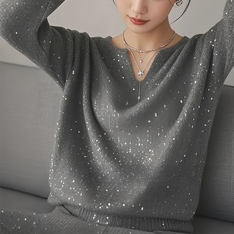 秋冬慵懶風韓版寬鬆冷淡係獨特別致上衣