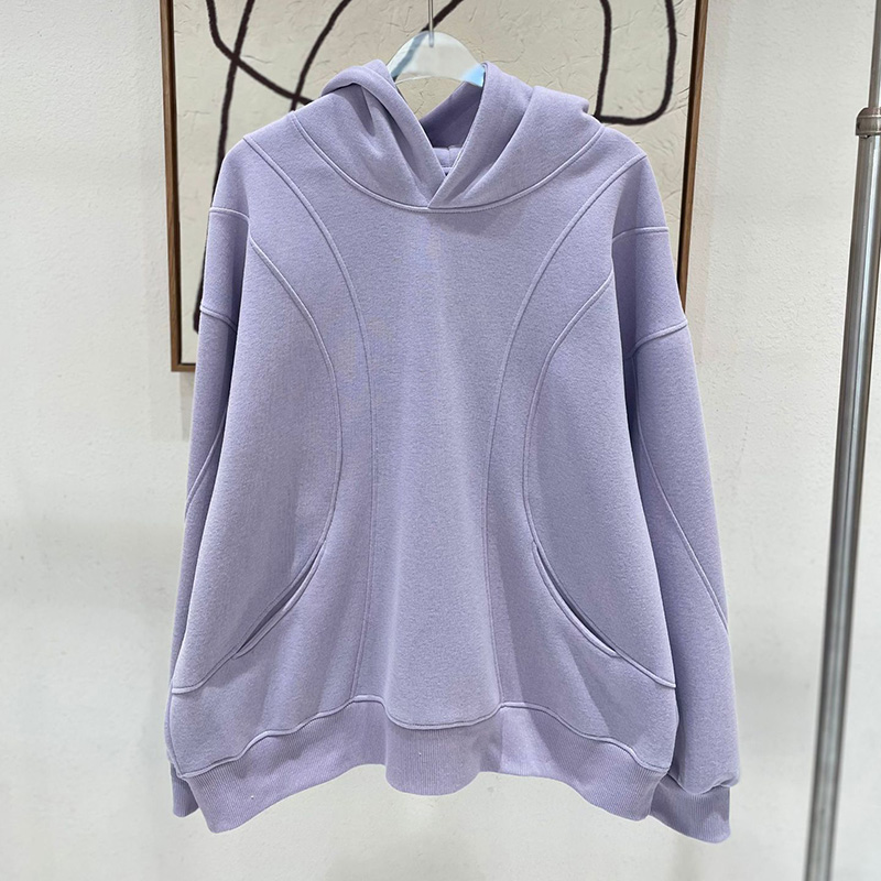 日系寬鬆慵懶風LULU括弧圓領衛衣