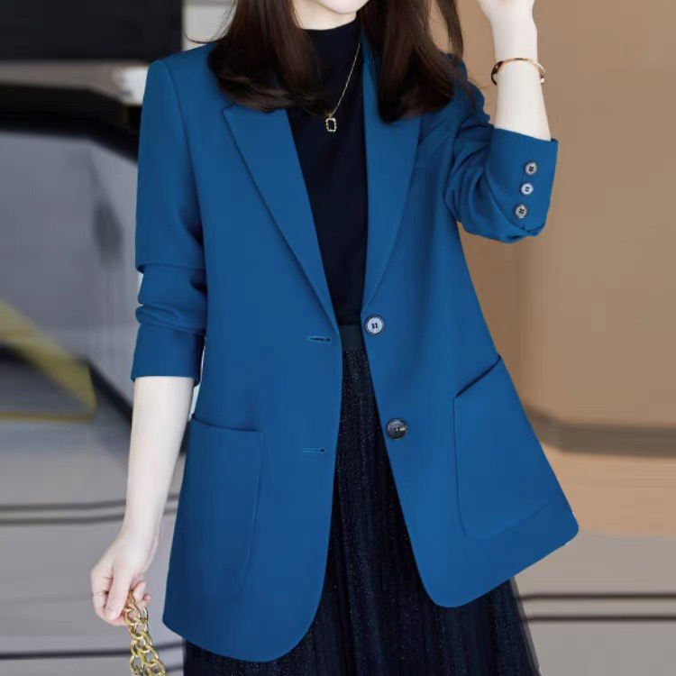 新款禦姐風韓版休閒寬鬆女士小西服