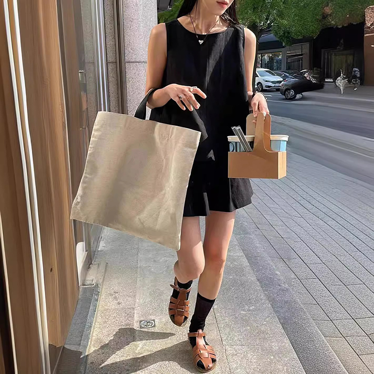 慵懶休閑套裝設計感小心機無袖背心+寬腿短褲兩件套