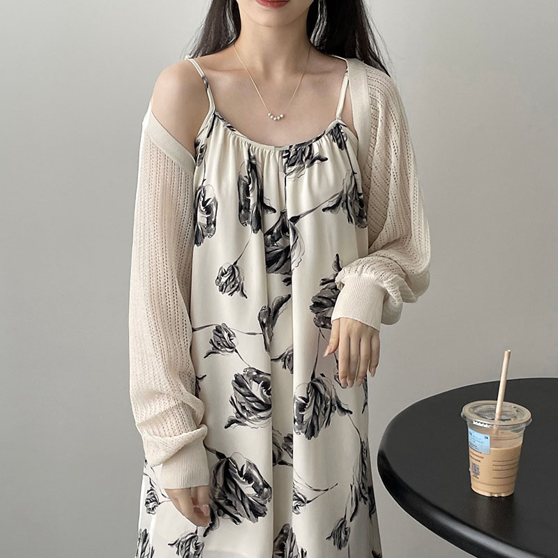 春夏鏤空冰絲防曬開襟衫女薄外套罩衫