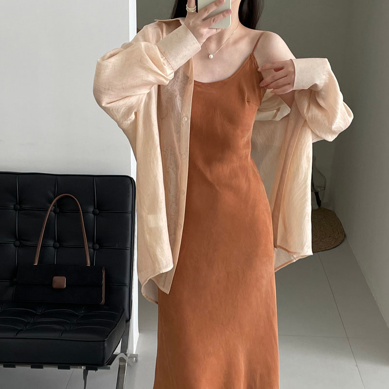 氛圍感微透飄逸寬鬆百搭顯瘦防曬襯衫