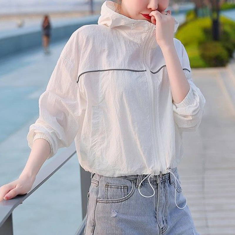 戶外防紫外線短版長袖防曬衣外套（3色）