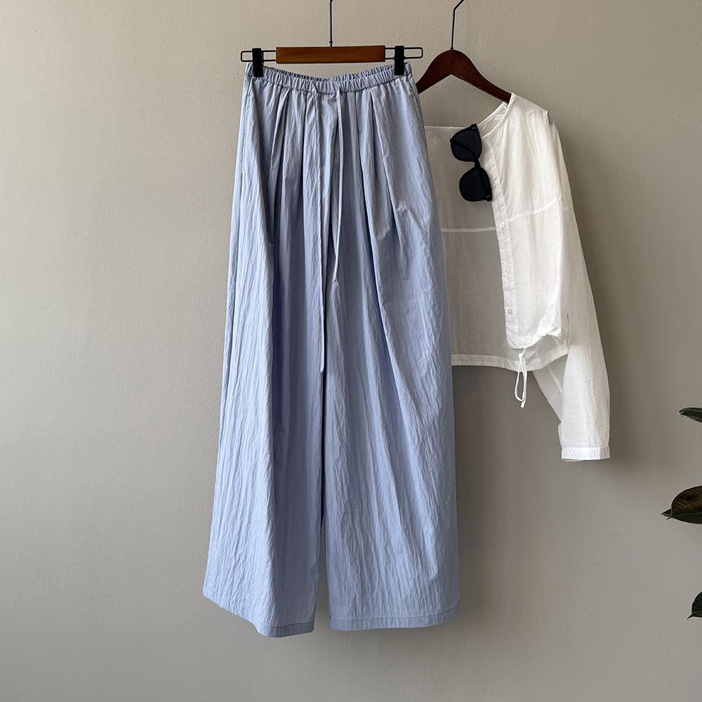 高腰闊腿寬鬆垂感慵懶山本褲（4色）