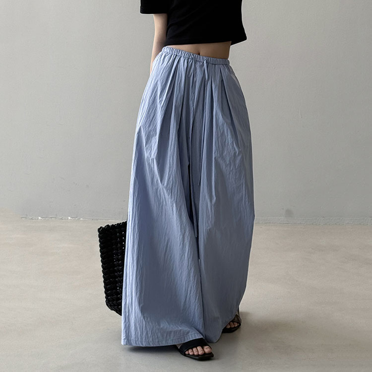 高腰闊腿寬鬆垂感慵懶山本褲（4色）