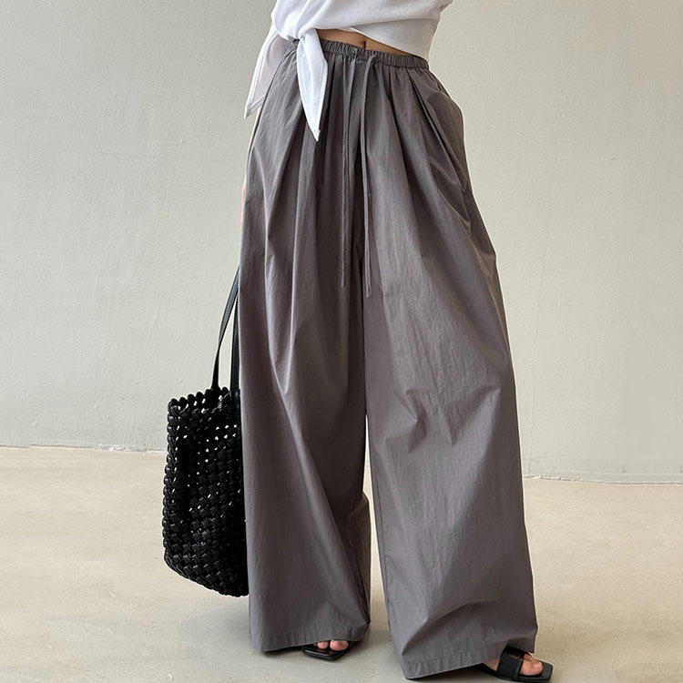 高腰闊腿寬鬆垂感慵懶山本褲（4色）