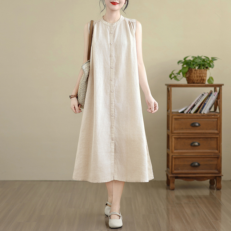 多皺褶設計藝術簡約襯衫洋裝(6色)