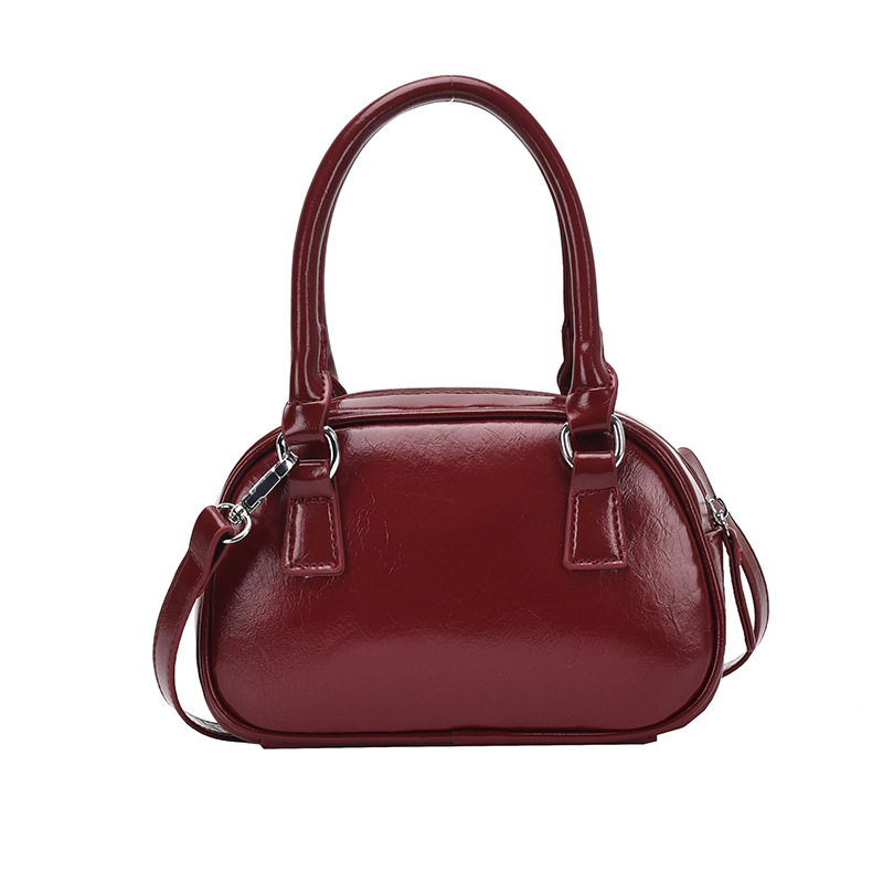 韓版時尚簡約復古單肩斜挎手提包