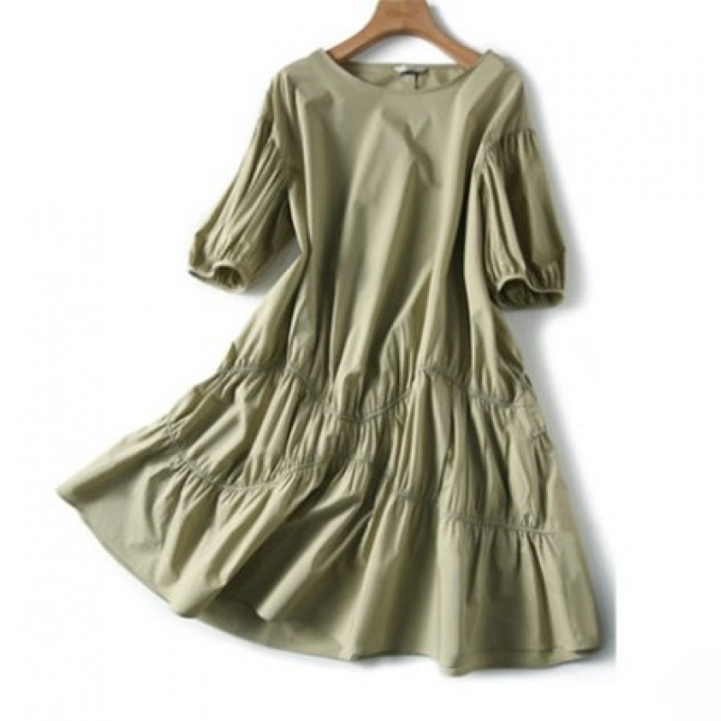 小眾設計精緻減齡泡泡袖娃娃裙